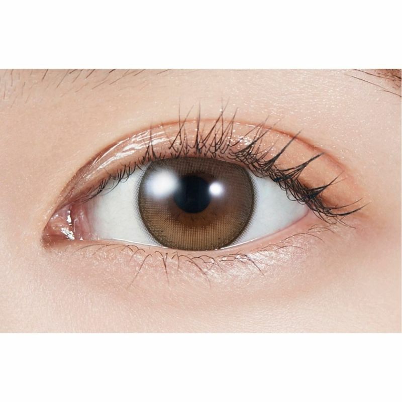 [1day]  モラク ドーリッシュブラウン 装用画像