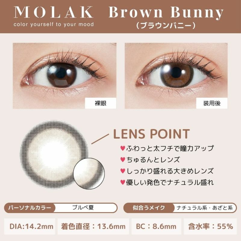 モラク(MOLAK) カラコン - 宮脇咲良 レンズポイント