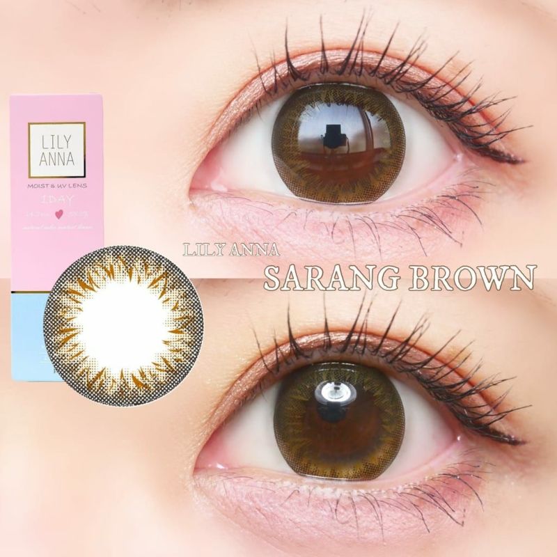 リリーアンナ　サランブラウン　装用画像