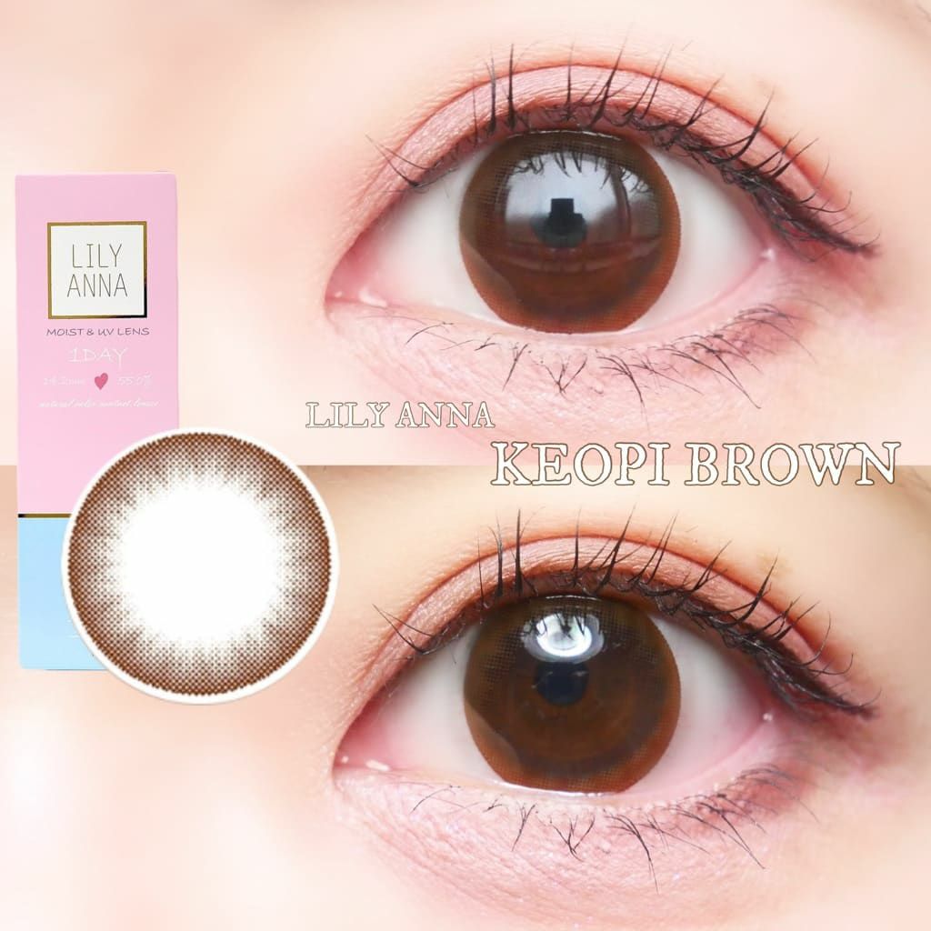 リリーアンナ　コピブラウン　装用画像