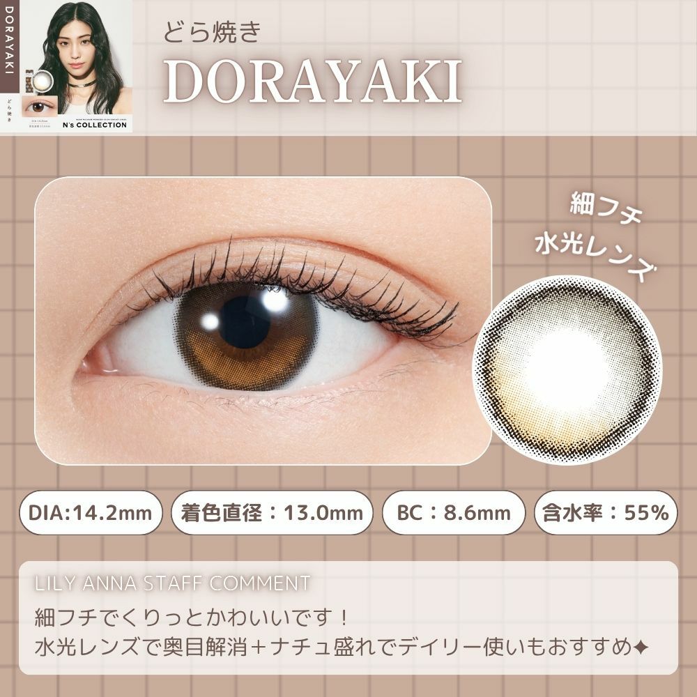 エヌズコレクション　どら焼き　レンズポイント