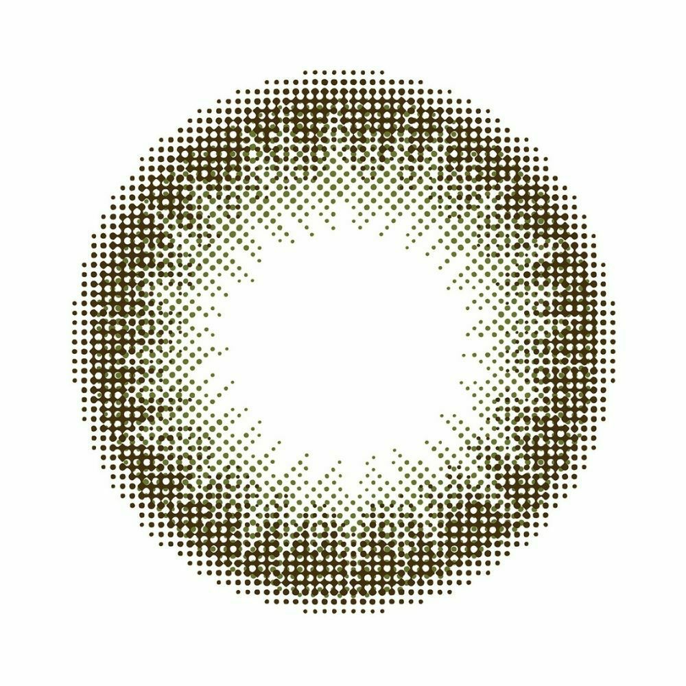 フェリアモワンデー　オリーブブラウン　レンズ画像