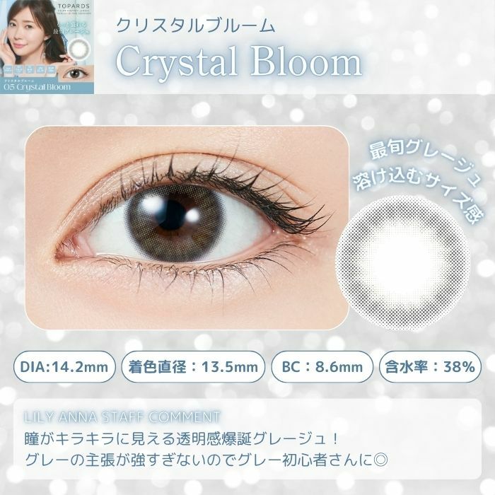 トパーズワンデー　クリスタルブルーム　スタッフコメント