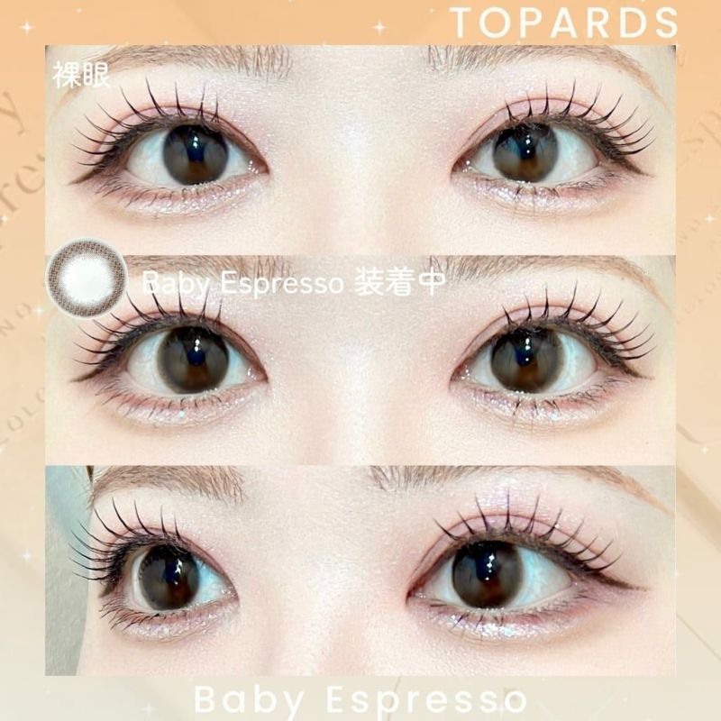 トパーズ(TOPARDS) カラコン - 指原莉乃(さっしー) [1day] トパーズ ベイビーエスプレッソ　UGC