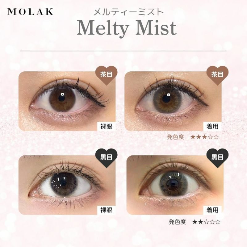 モラク(MOLAK) カラコン - 宮脇咲良 レンズスペック
