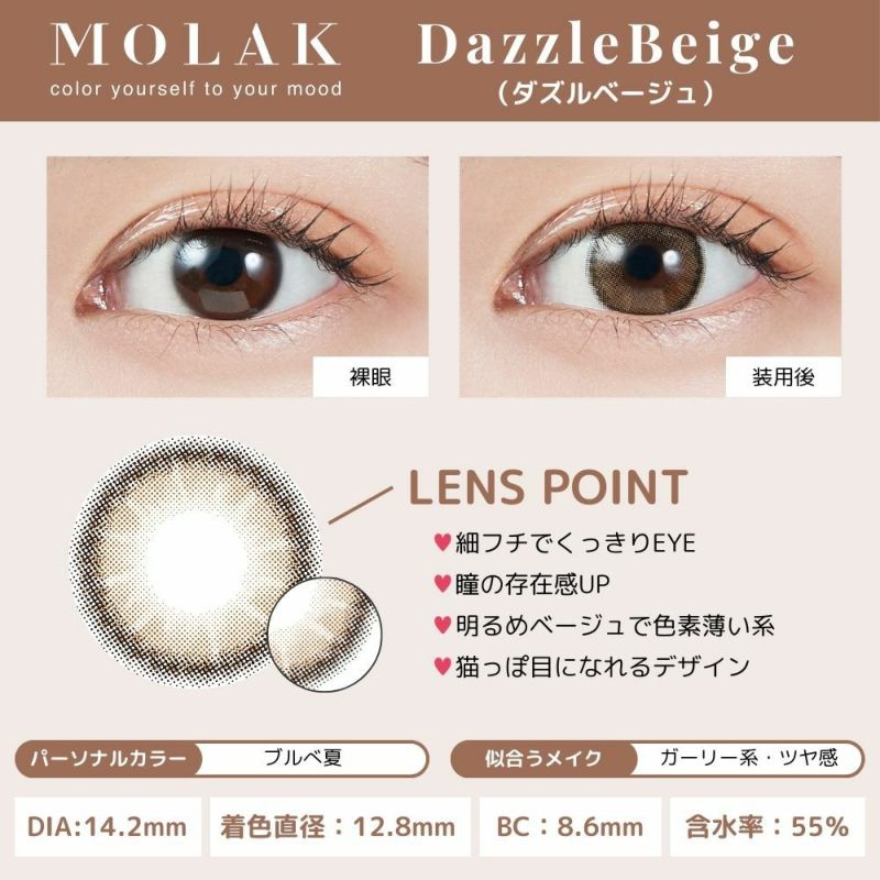 モラク(MOLAK) カラコン - 宮脇咲良 レンズポイント