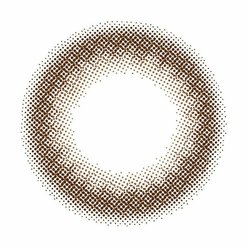 メロール(melloew) カラコン - 「めるる」こと生見愛瑠イメージモデル [1day] メロール ブラウンシュー レンズ画像