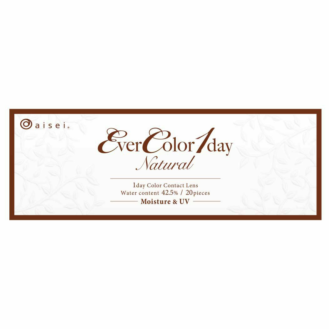 エバーカラーワンデーナチュラル クリアキャメル 新木優子 パッケージ画像