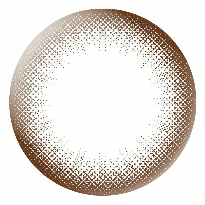  [2week] エルージュ スムースブラウン　公式レンズ画像