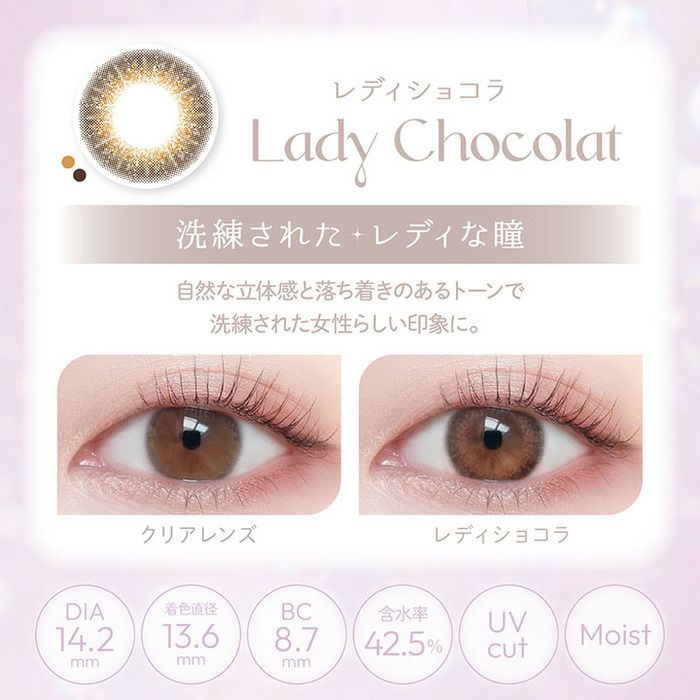 ビューム レディショコラ　レンズスペック