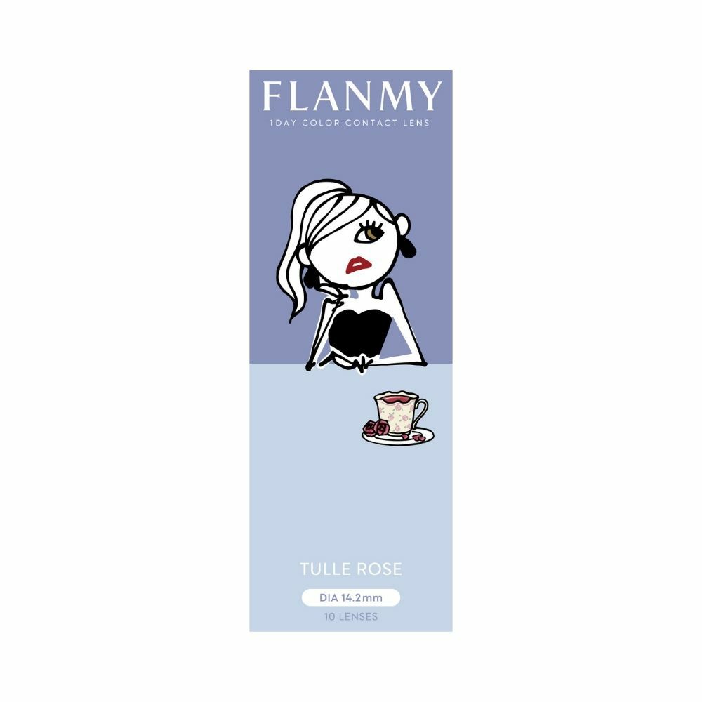 フランミー (FLANMY) カラコン - 佐々木希 チュールロゼ　パッケージ画像