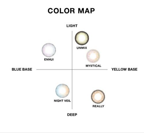 ヴァニタス (VNTUS) カラコン ミスティカル カラーラインナップ