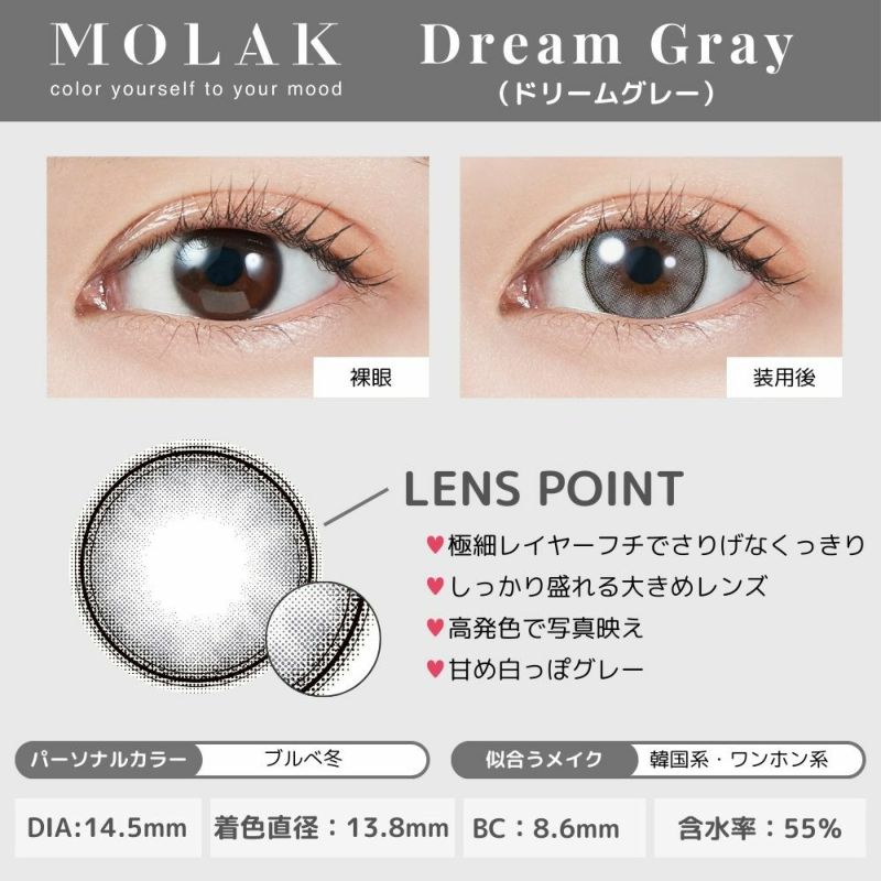 モラク(MOLAK) カラコン - 宮脇咲良 レンズポイント