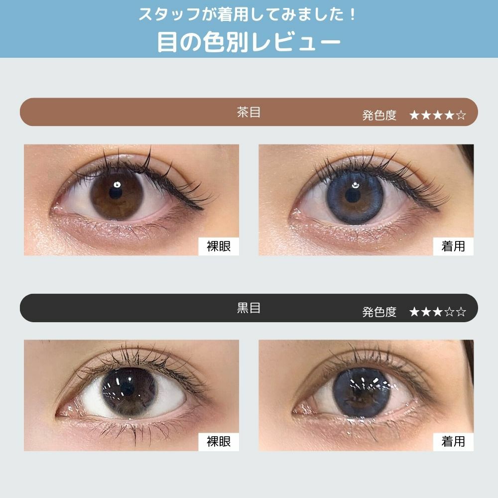 リルムーンゼロシリーズ カラコン 南部桃伽 パッケージ画像　レイクブルー