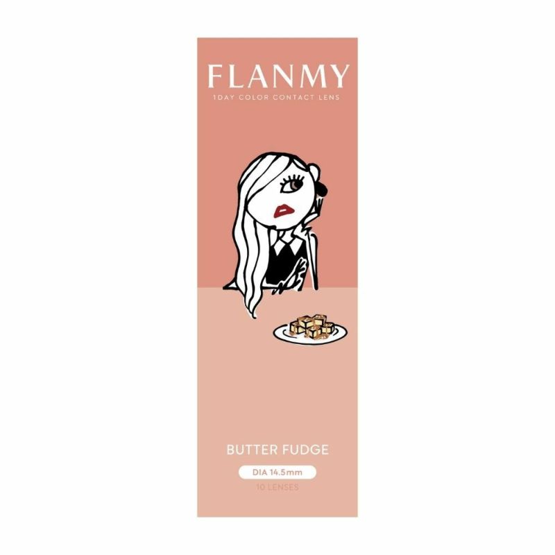  フランミー (FLANMY) カラコン - 佐々木希  バターファッジ　パッケージ画像