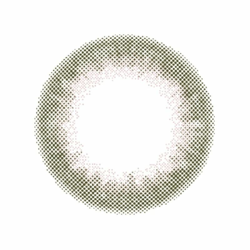 ルミアコンフォート2ウィークサークル 森絵梨佳　カラコン コットンオリーブ レンズ画像