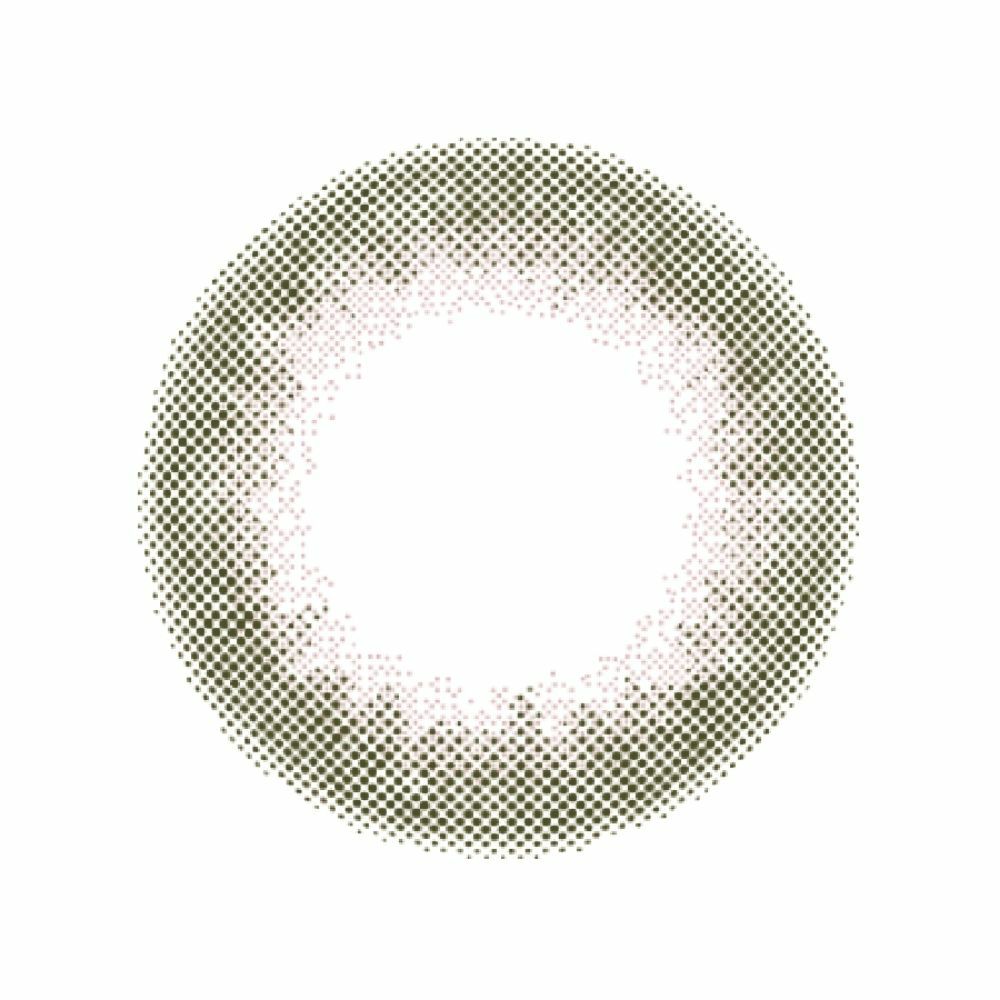 ルミアコンフォート2ウィークサークル 森絵梨佳　カラコン コットンオリーブ レンズ画像