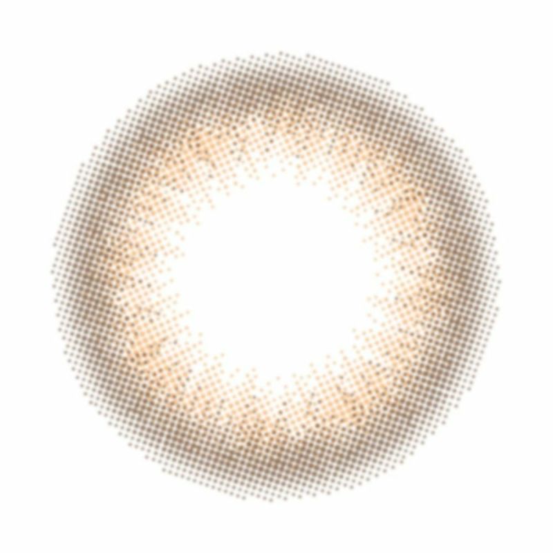 ジョイトゥジョイ　ミートブラウン　カラコン　レンズ画像