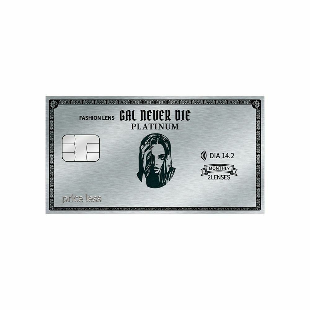  ギャルネバーダイ マンスリー(GAL NEVER DIE) カラコン - ちゃんみな　プライスレス　パッケージ画像