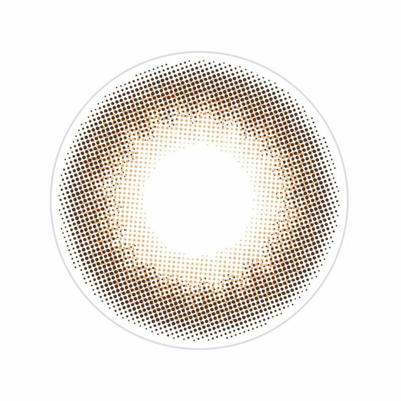 とりーてぃー ワンデー カラコン - 辻希美 なまちょこ レンズ画像