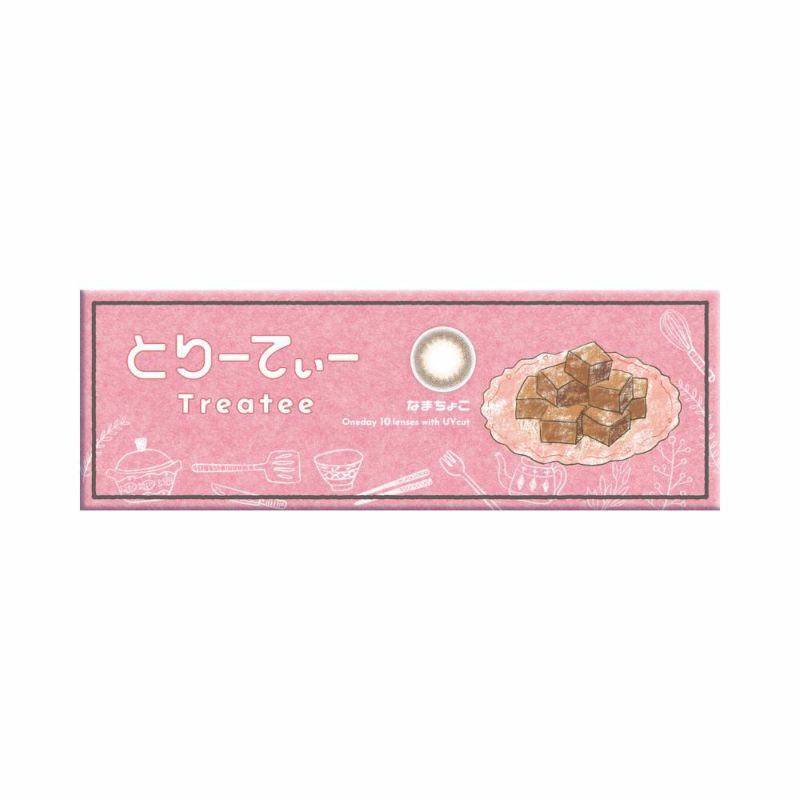 とりーてぃー ワンデー カラコン - 辻希美 なまちょこ パッケージ画像