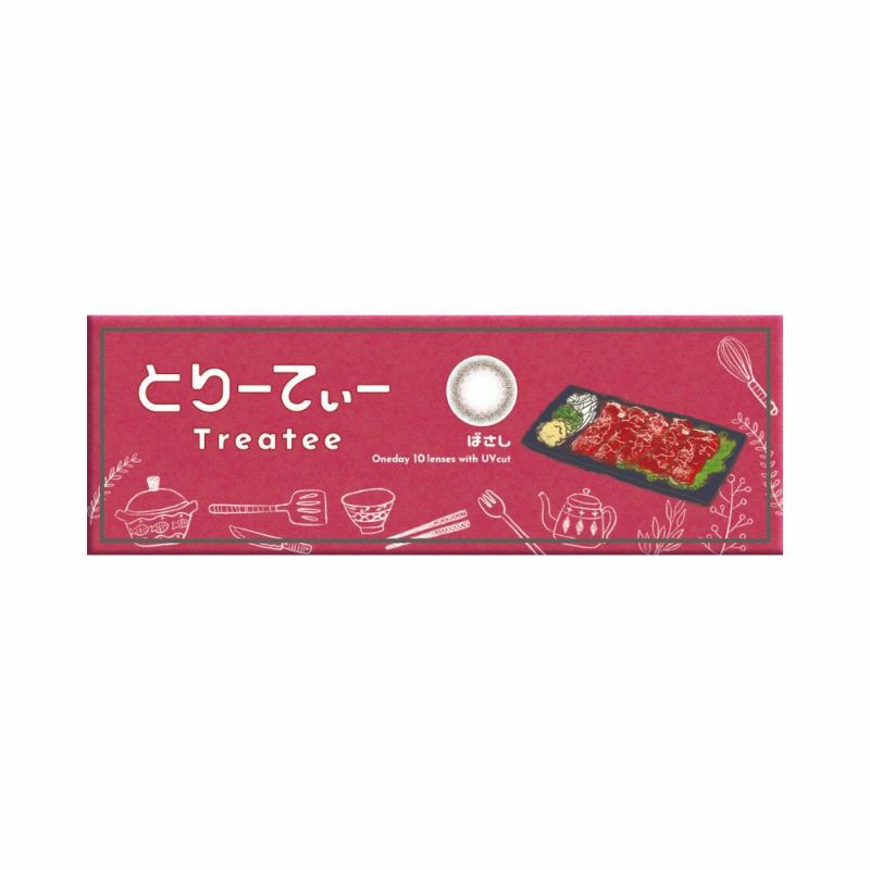 とりーてぃー ワンデー カラコン - 辻希美 ばさし パッケージ画像