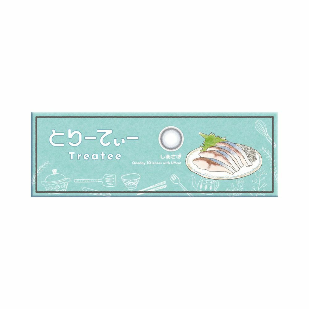 とりーてぃー ワンデー カラコン - 辻希美  しめさば パッケージ画像