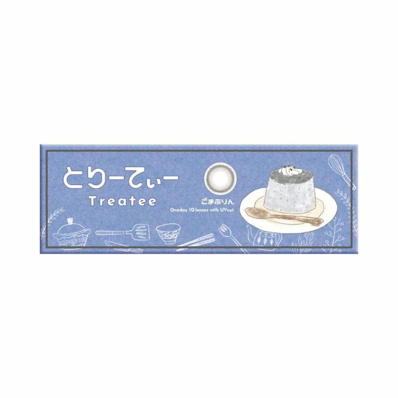 とりーてぃー ワンデー カラコン - 辻希美 ごまぷりん パッケージ画像