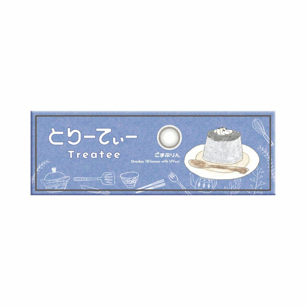 とりーてぃー ワンデー カラコン - 辻希美 ごまぷりん パッケージ画像