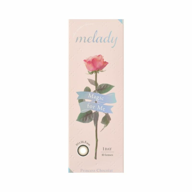 ミレディ ワンデー (melady 1day) カラコン 大谷映美里 ワンデー プリンセスショコラ パッケージ画像