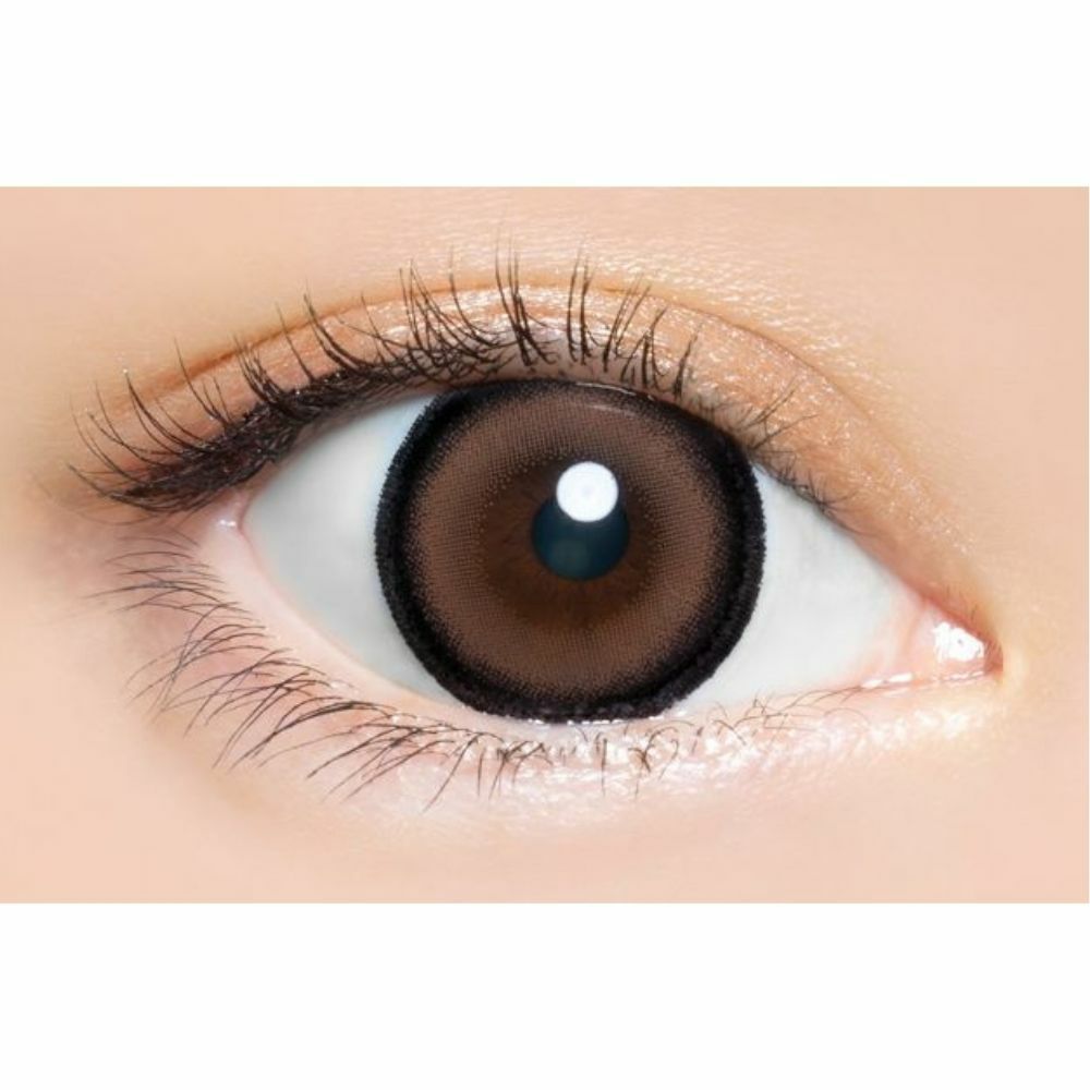 エンジェルカラー (AngelColor) カラコン - 益若つばさ バンビシリーズ ワンデー ハニームーン 装用画像