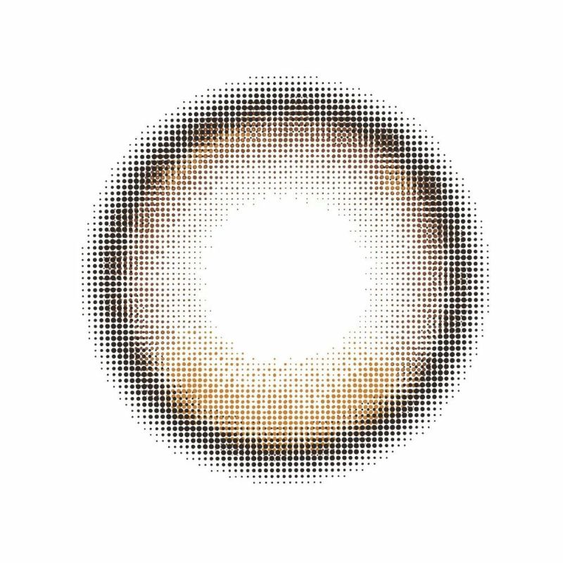 トパーズ(TOPARDS) カラコン - 指原莉乃(さっしー) ワンデー ムーンメルトブラウン レンズ画像