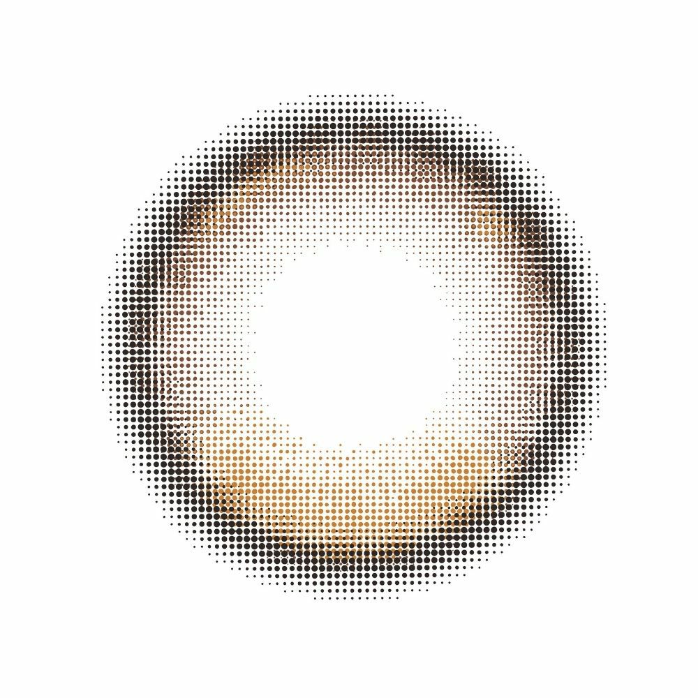 トパーズ(TOPARDS) カラコン - 指原莉乃(さっしー) ワンデー ムーンメルトブラウン レンズ画像