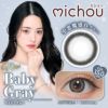 ミシュー (michou) カラコン - 進撃のノア ワンデー ベイビーグレー メインビジュアル