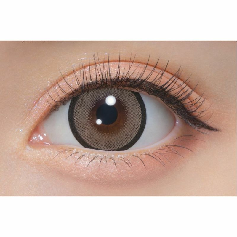 ミシュー (michou) カラコン - 進撃のノア ワンデー ビスケットベージュ 装用画像