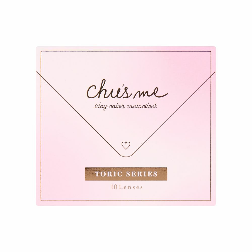 チューズミー (Chu's me) カラコン - ゆうこす (菅本裕子) ワンデー 乱視用 ティアーオリーブ パッケージ画像