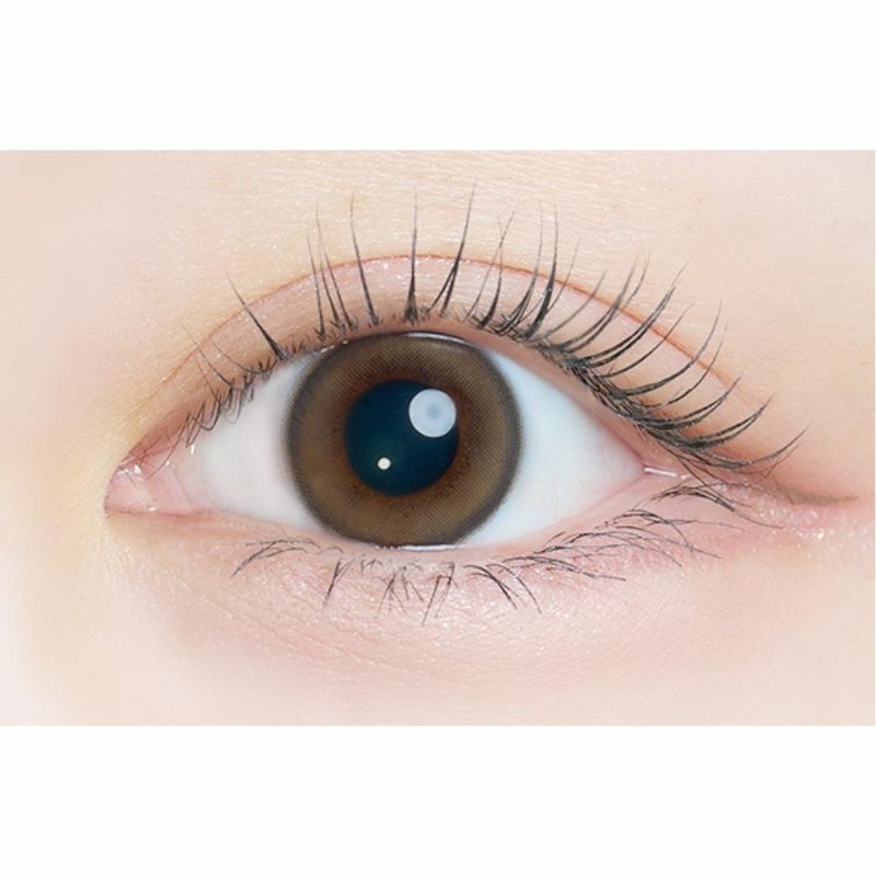 カイカ (Kaica) カラコン - 沢尻エリカ ワンデー 月絃ベージュ 装用画像