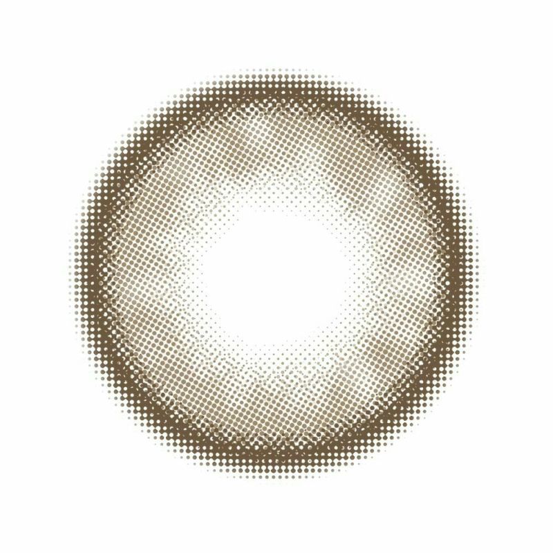 オマイオ (OMYO) カラコン [1month] オマイオ シスターアッシュブラウン レンズ画像