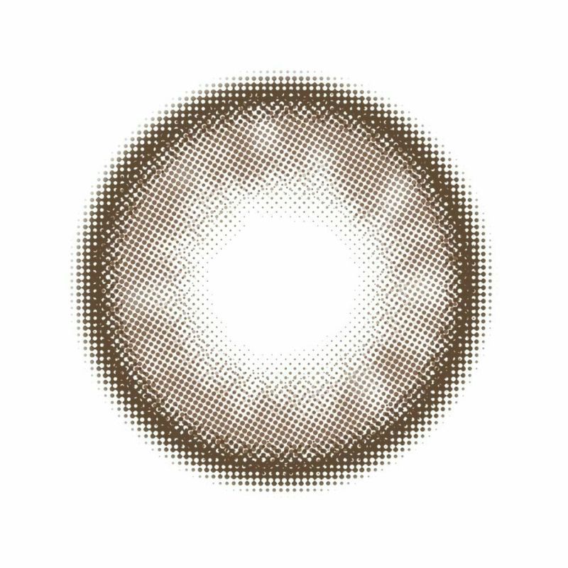 オマイオ (OMYO) カラコン [1month] オマイオ シークレットピンクブラウン レンズ画像