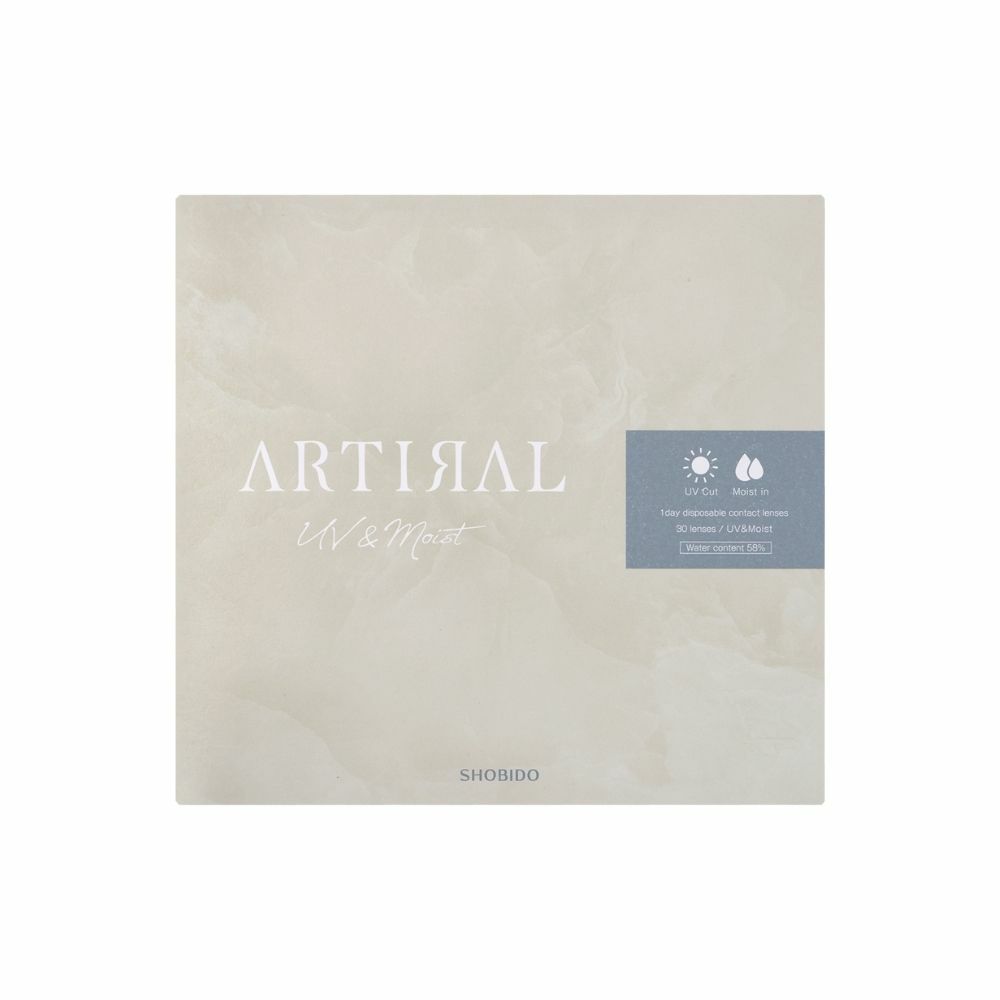 アーティラル (ARTIRAL) カラコン [1day] アーティラル高含水 ブラック パッケージ画像
