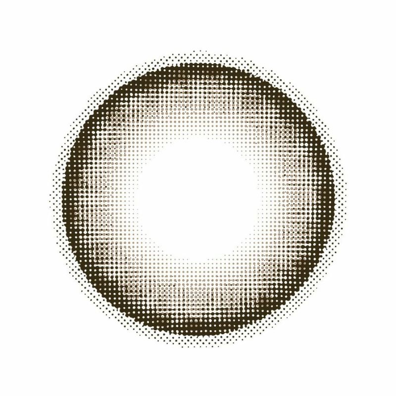 メロール(melloew) カラコン - 「めるる」こと生見愛瑠イメージモデル  [1day] メロール トリュフグレー レンズ画像