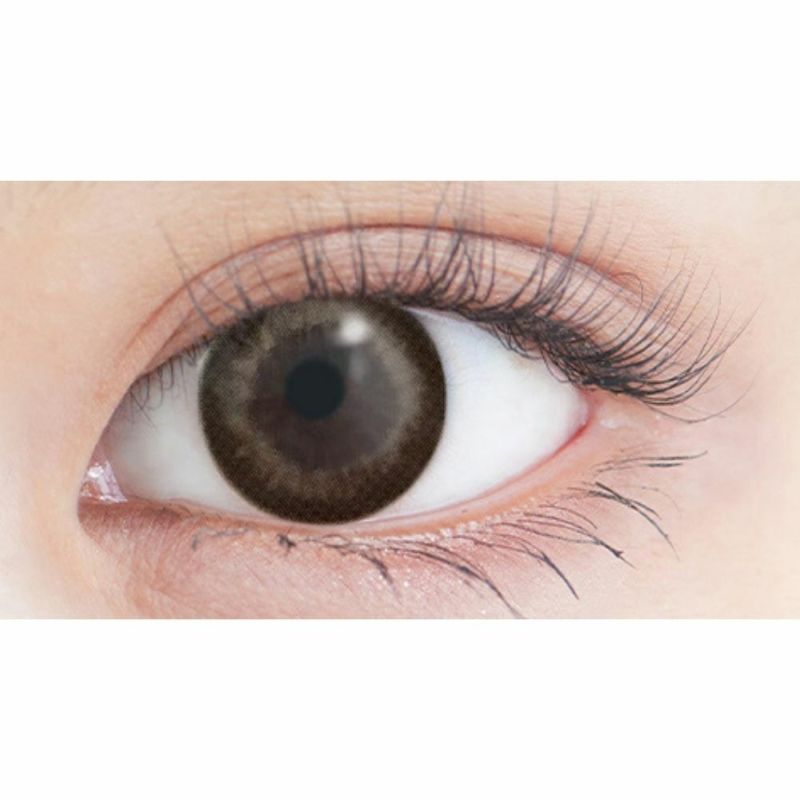 ジェニッシュ (GENISH) カラコン - 緩苺(ゆるめ) [1month] ジェニッシュ キャラメル 装用画像