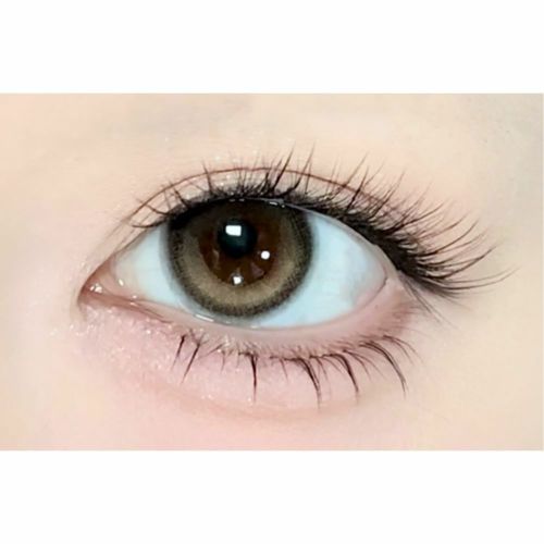 アイスタ―　アイコニックブラウン　装用画像