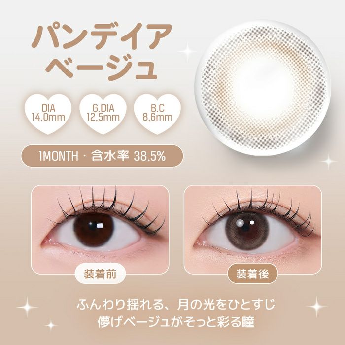 ユース　パンデイアベージュ　レンズポイント