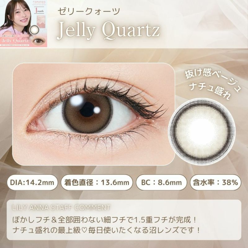 トパーズ　マンスリー　ゼリークォーツ　スタッフコメント