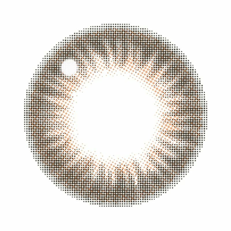 キャンマジ　1day　グラスブラウン　レンズ画像