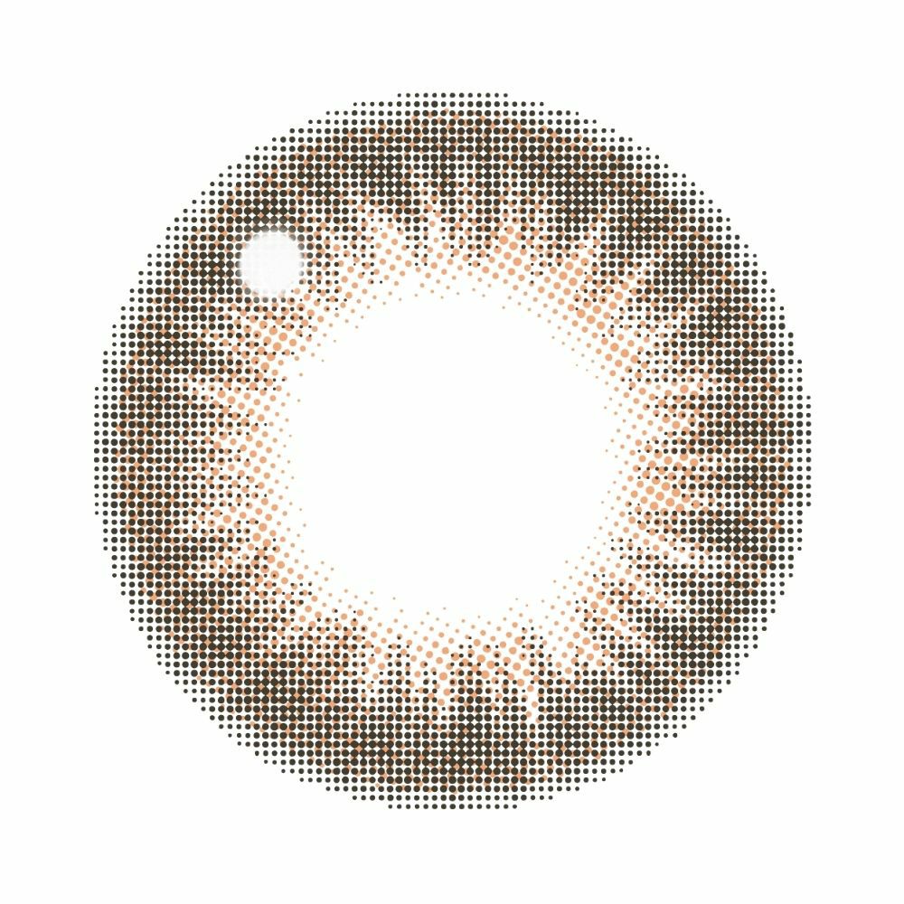 キャンマジ　1day　グラスブラウン　レンズ画像