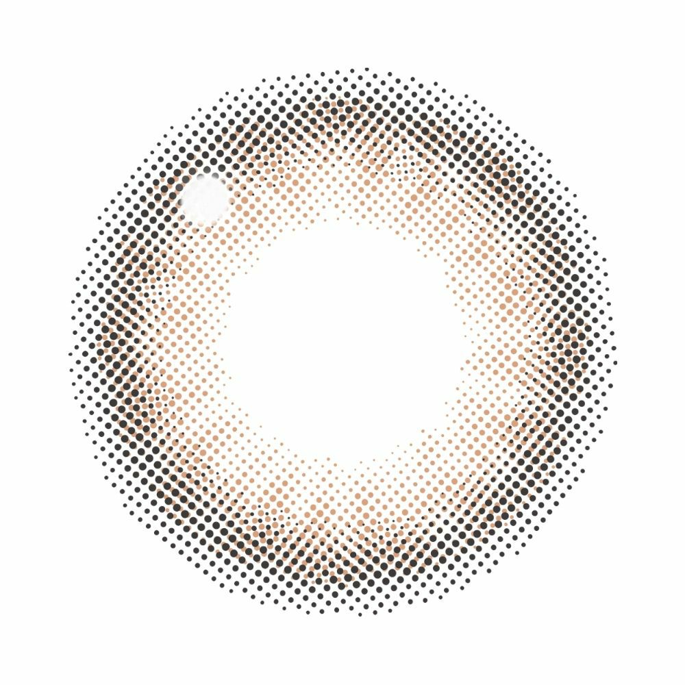 キャンマジ　1day　デートブラウン　レンズ画像